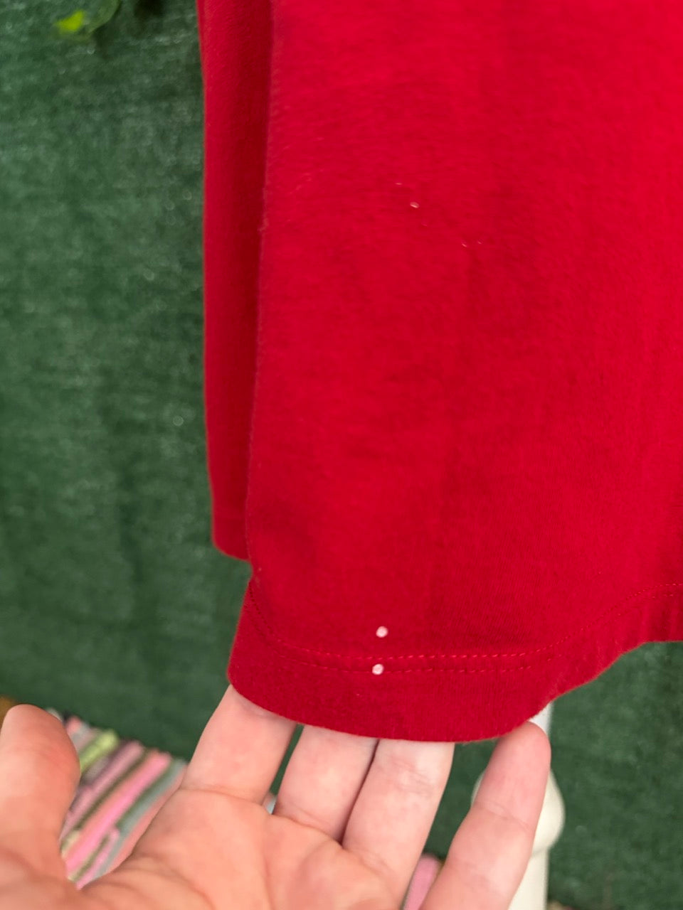 Love Her Back Red Tee L