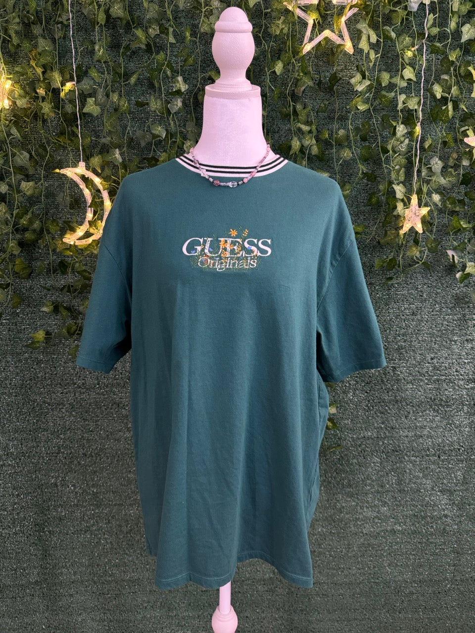 Spring Flowers Cover-up Guess Green Tee S