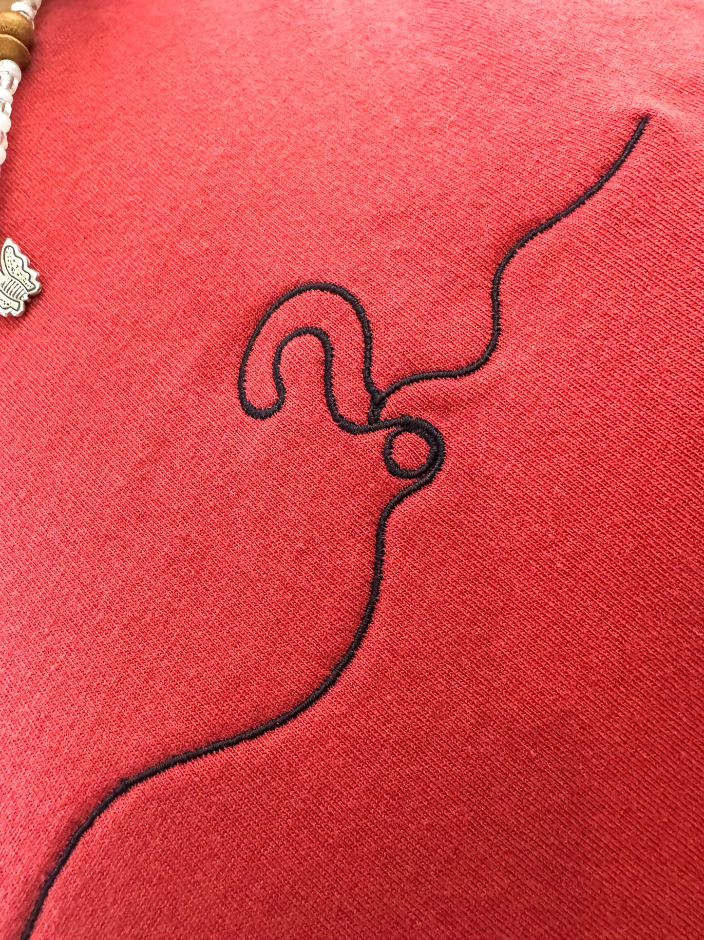 Red Question Mark T-Shirt M