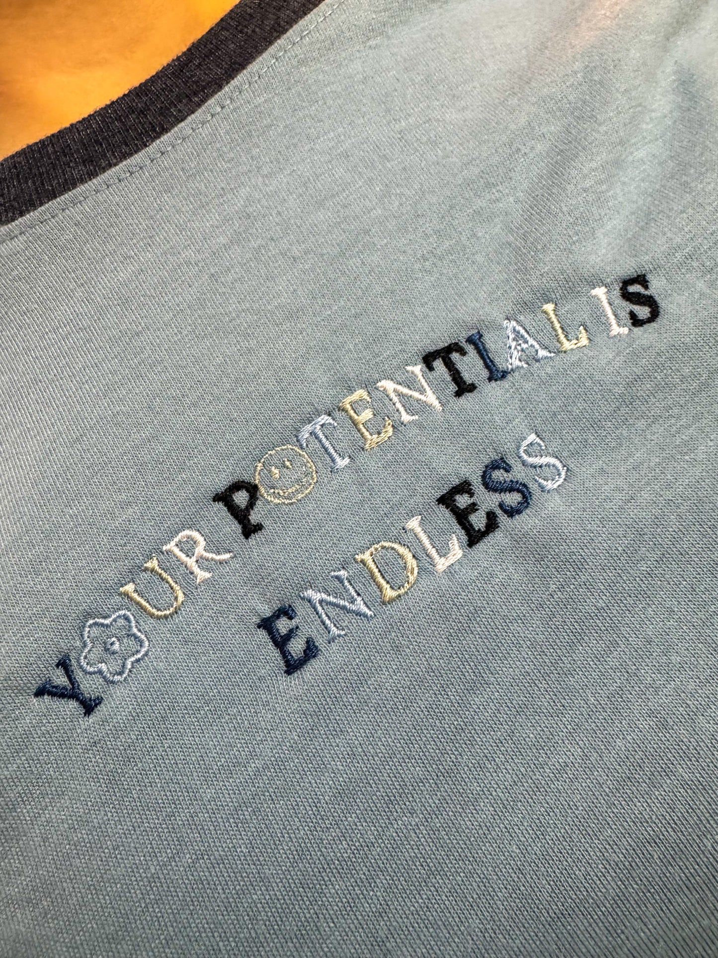 Your Potential is Endless Blue Long Sleeve XS