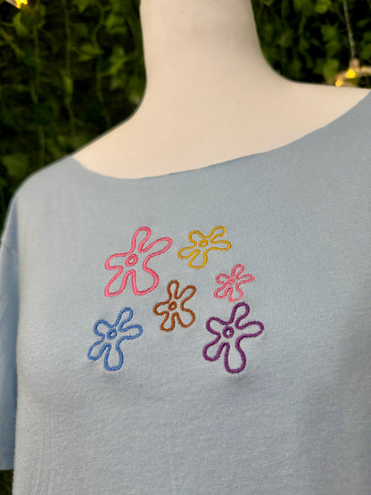 Spongebob Cloud Light Blue Tee M