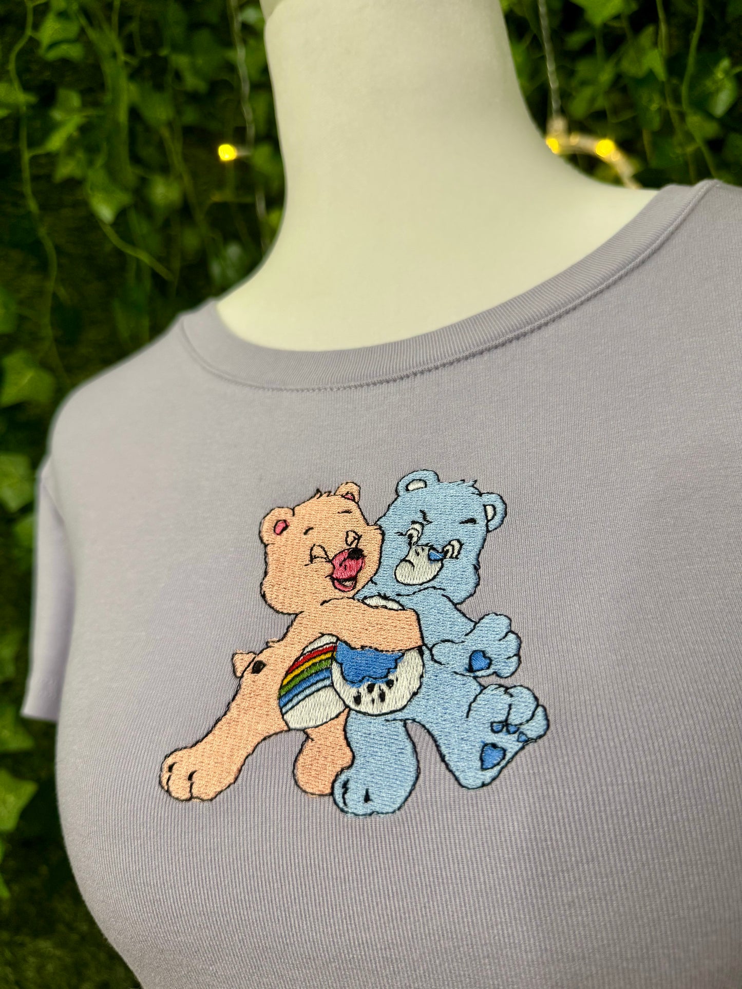 Care Bear Purple Cinched Side Tee S