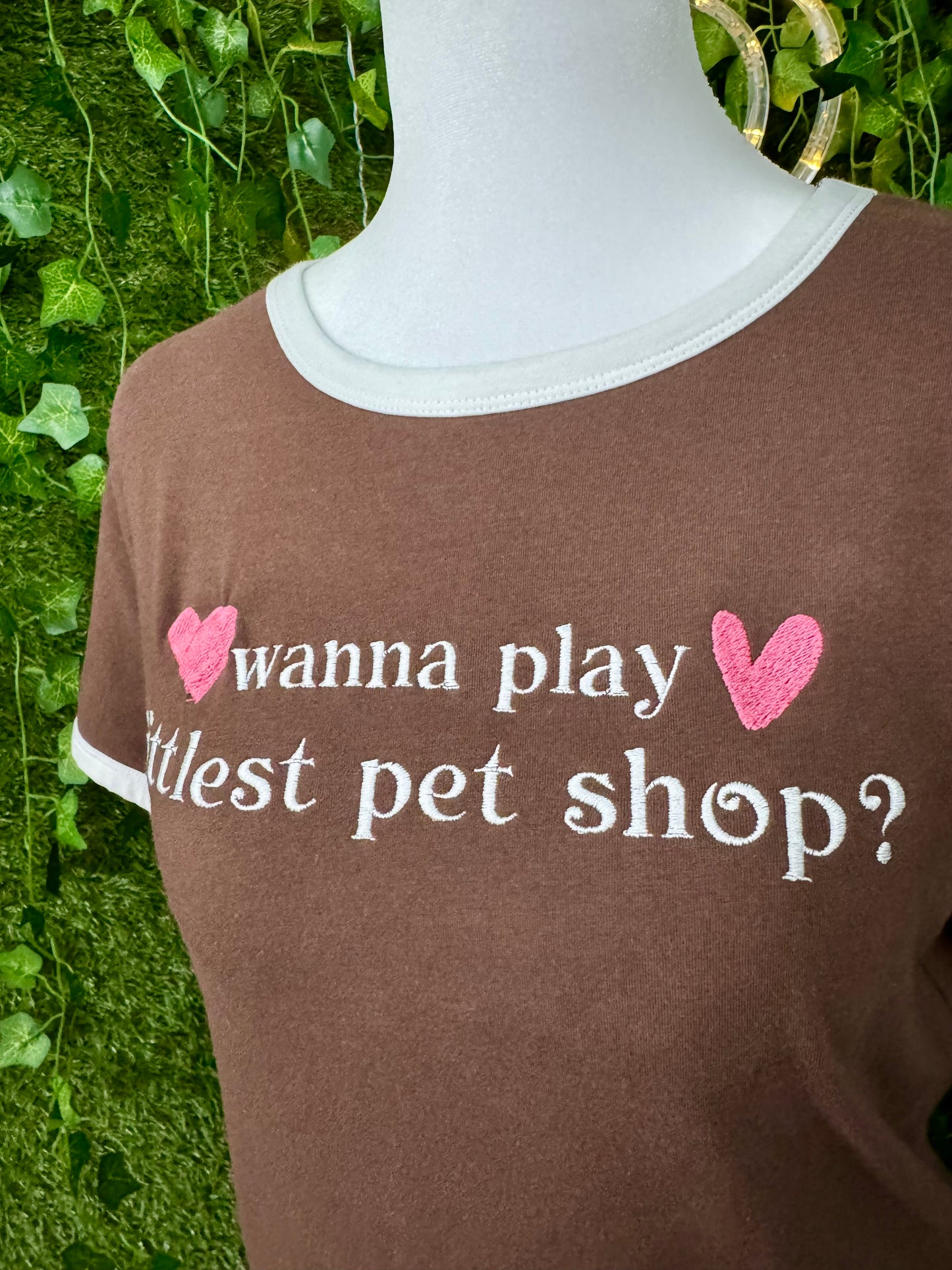Littlest Pet Shop Brown Baby Tee L