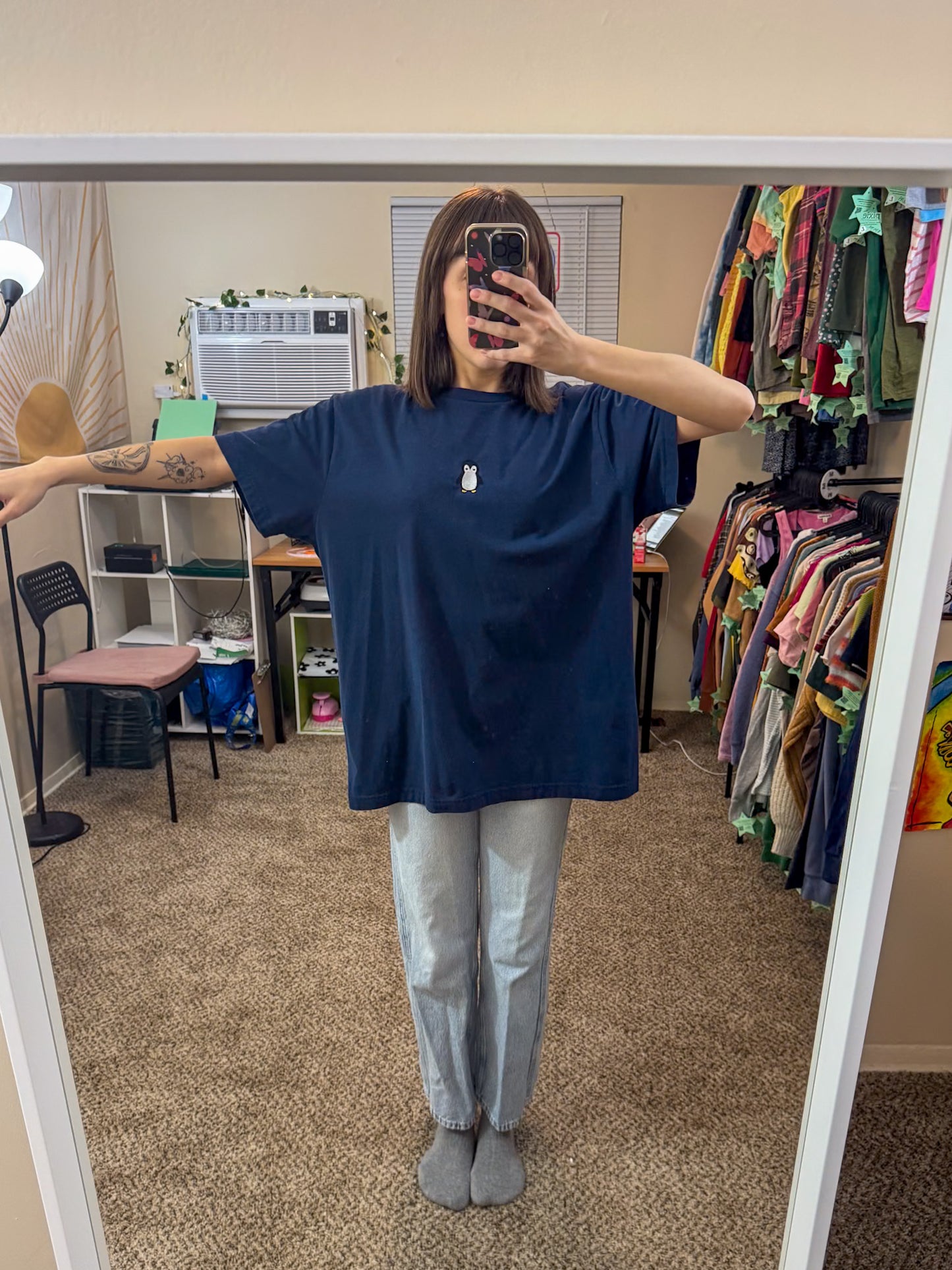 Penguin Navy T-Shirt XL