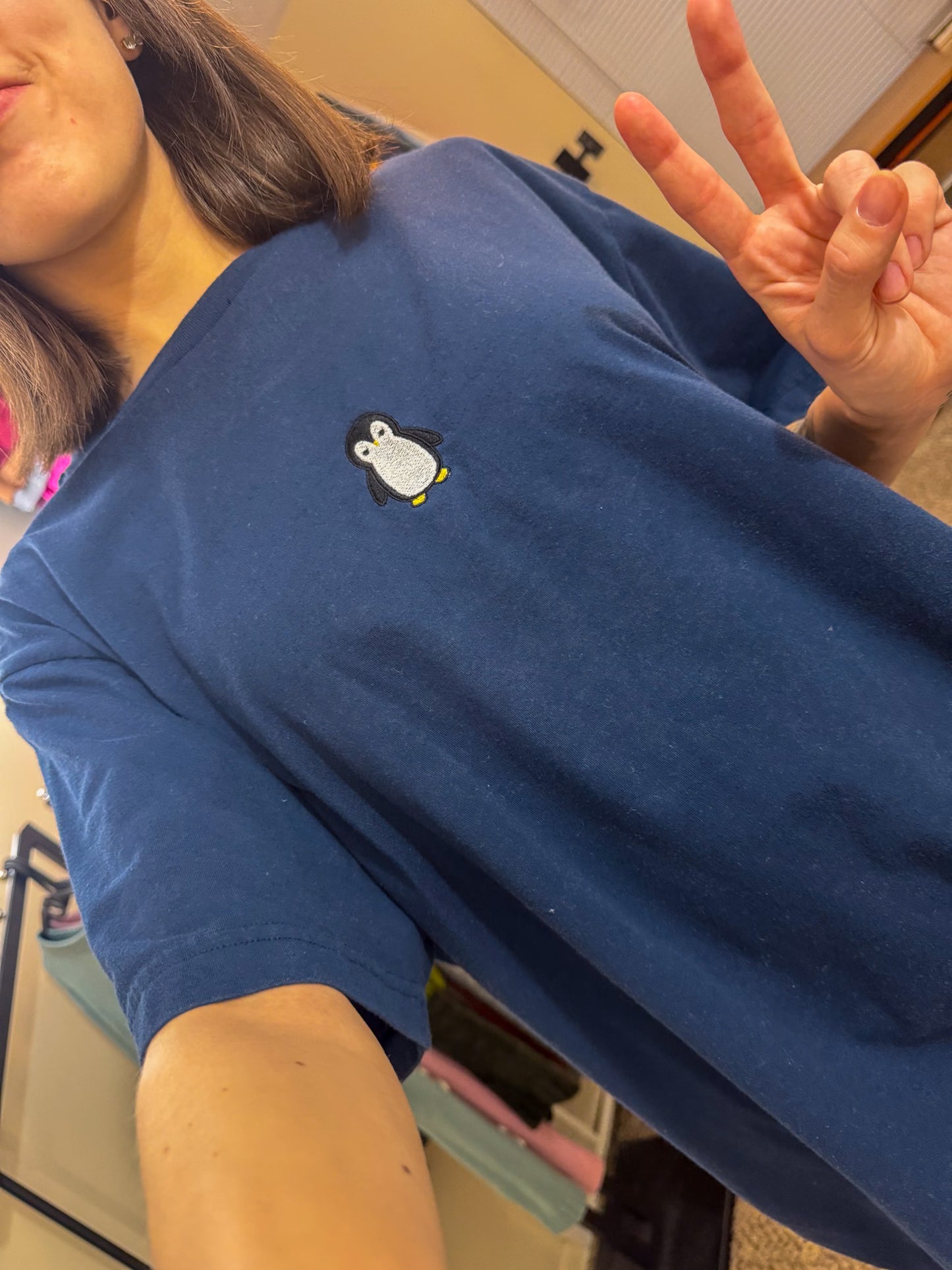 Penguin Navy T-Shirt XL