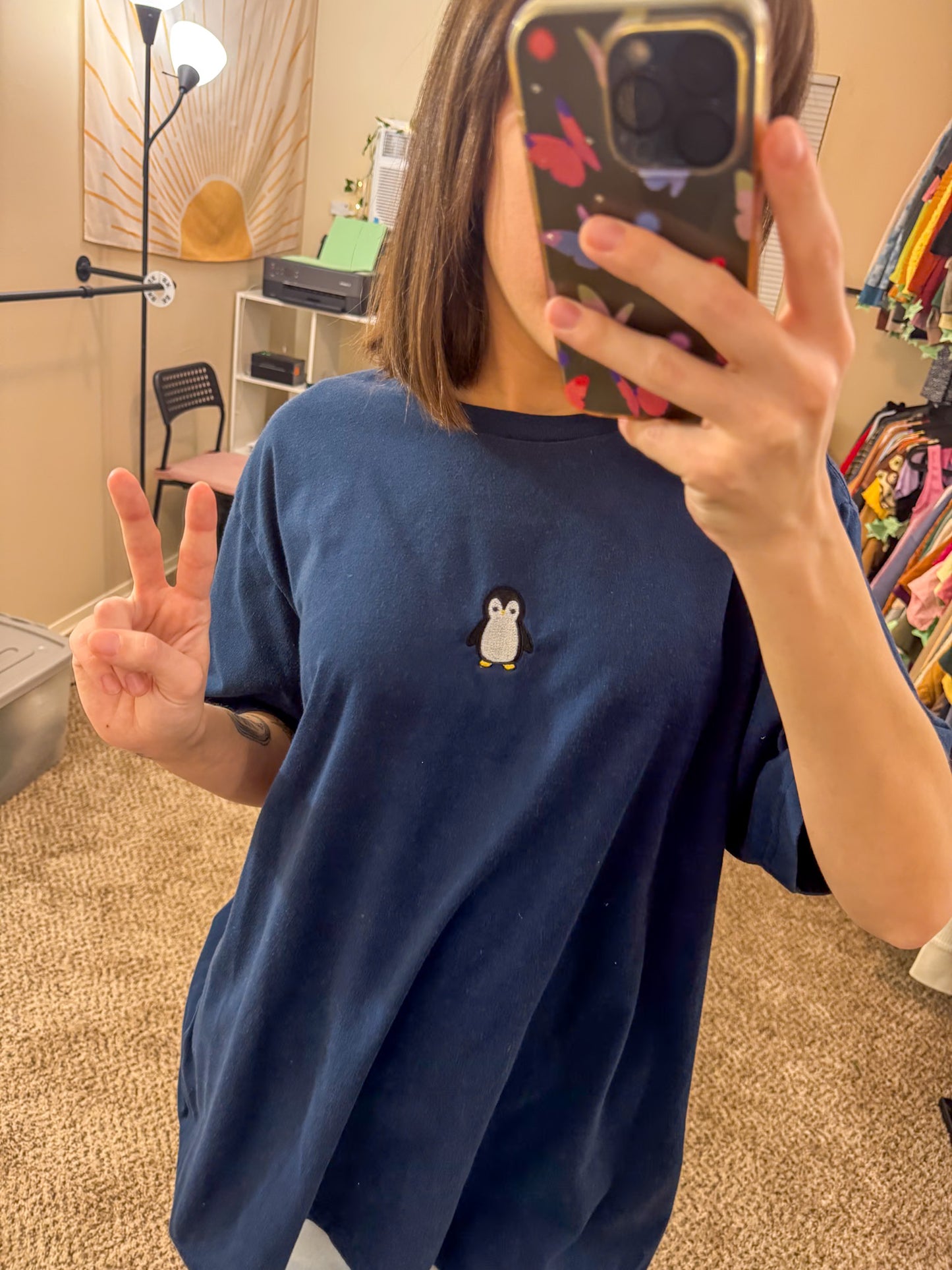 Penguin Navy T-Shirt XL