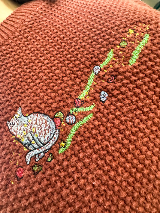 Naughty Kitty Carhartt Sweater XS