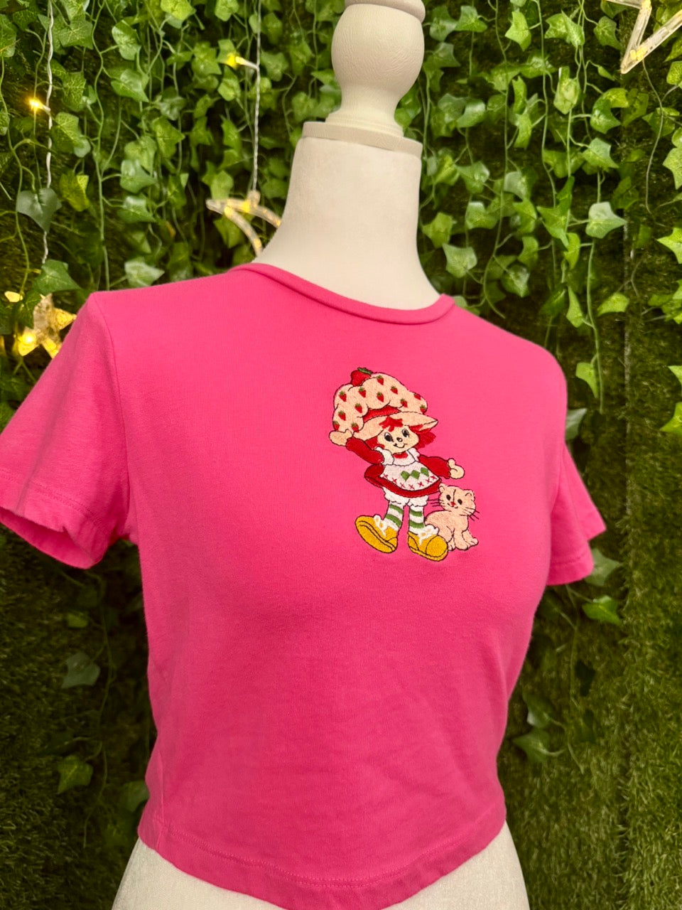 Strawberry Shortcake Pink Baby Tee M