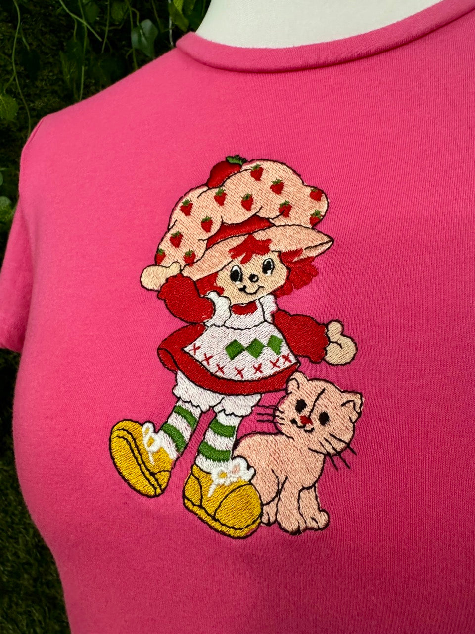 Strawberry Shortcake Pink Baby Tee M