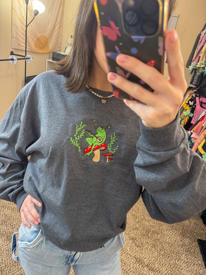 Banjo Frog Grey Long Sleeve XL