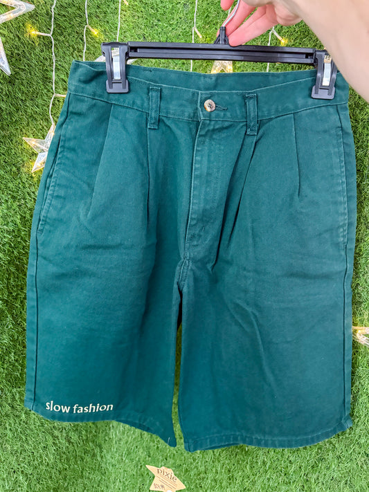 Slow Fashion Green Shorts S