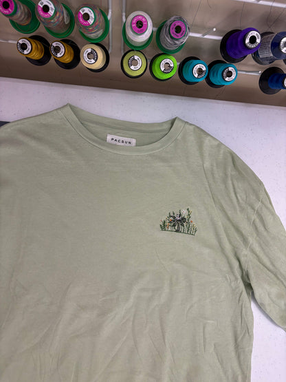 Floral Cover Up Green Longsleeve