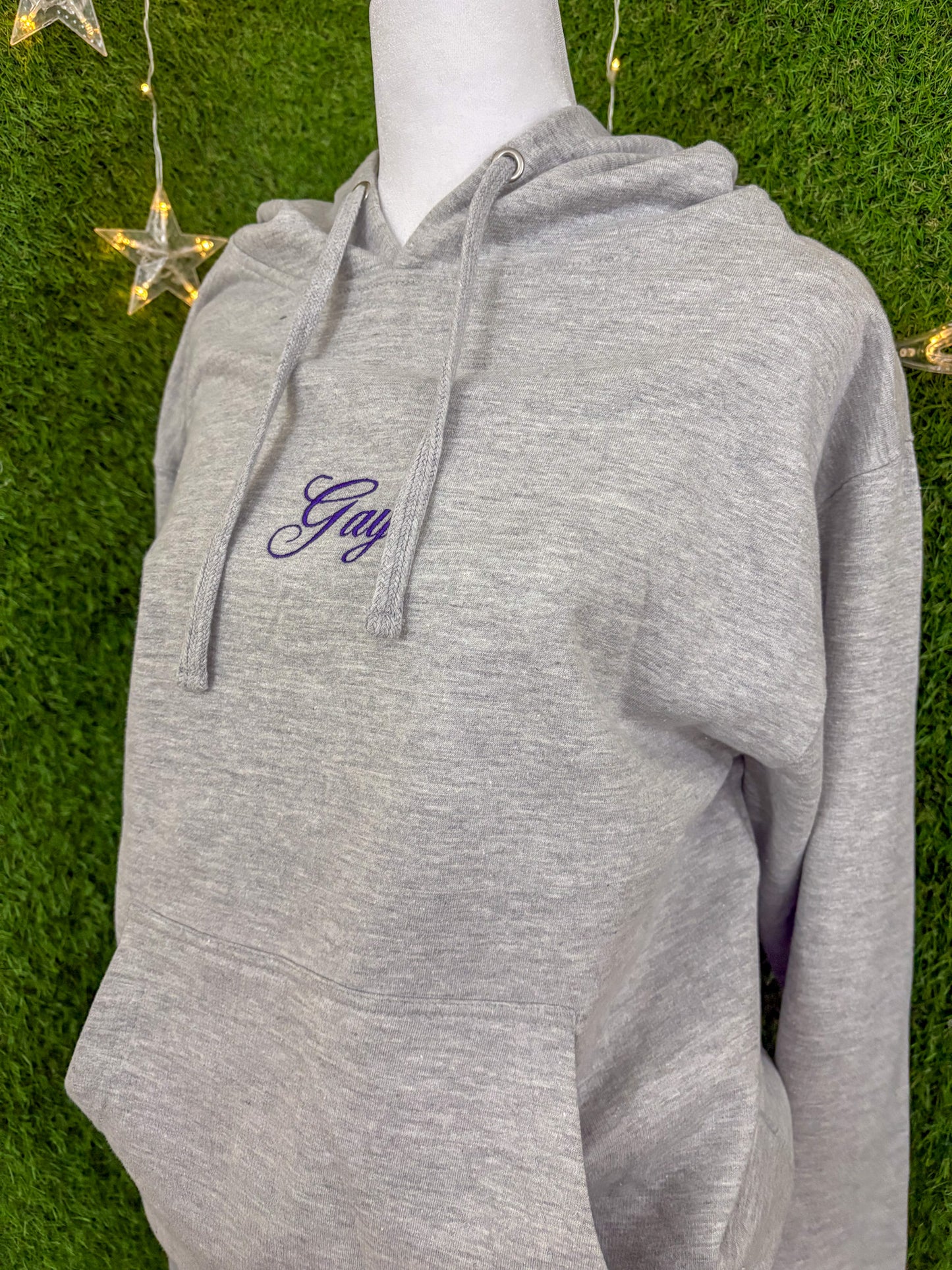Gay Grey Hoodie S
