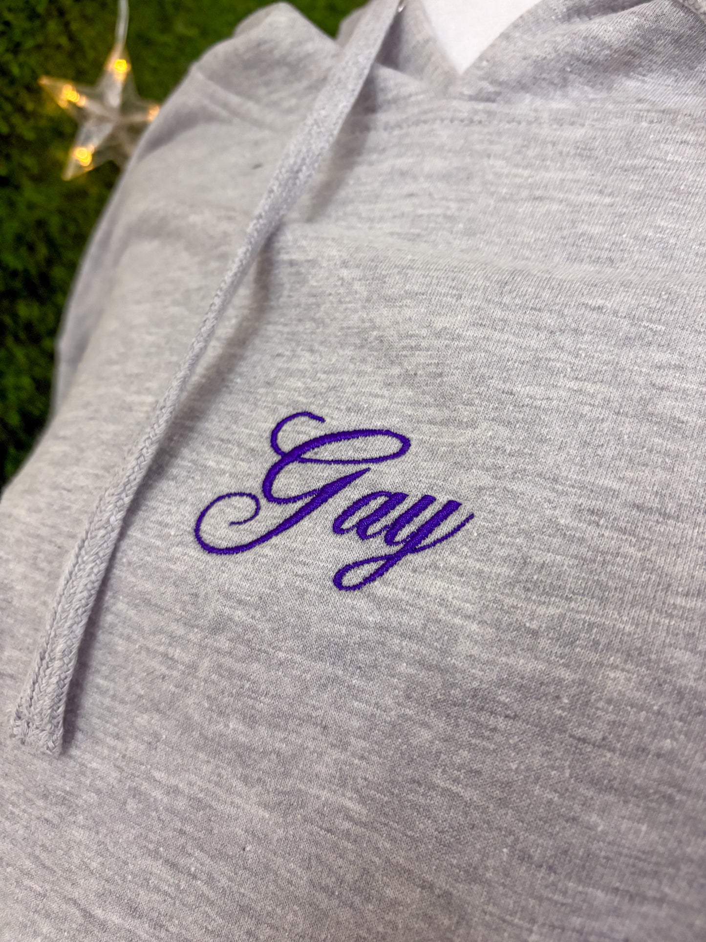 Gay Grey Hoodie S