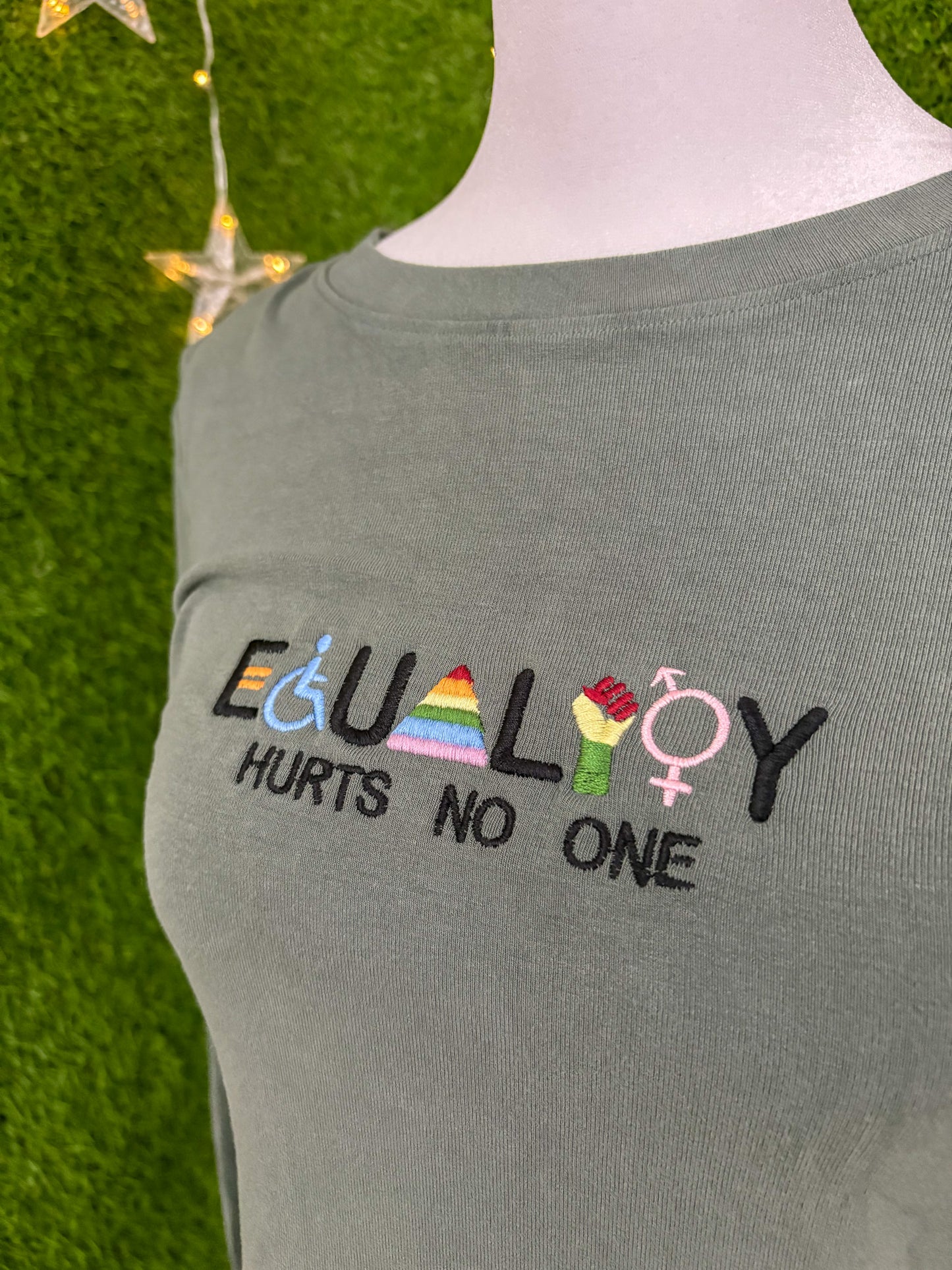 Equality Hurts No One Long Sleeve Bodysuit M