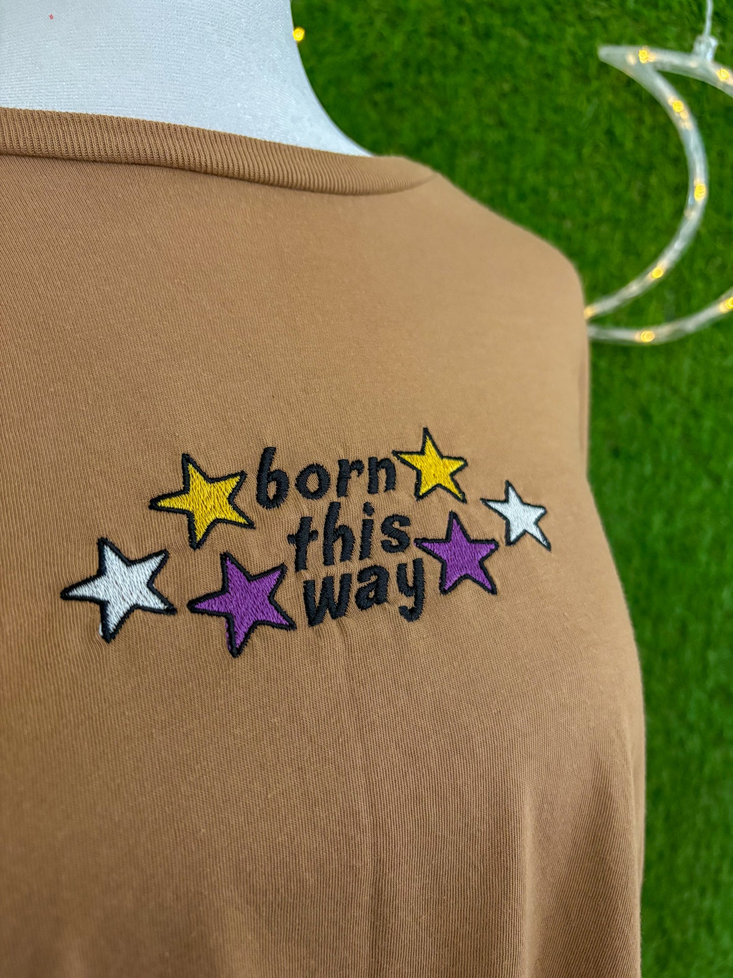 Born this Way Brown T-Shirt L