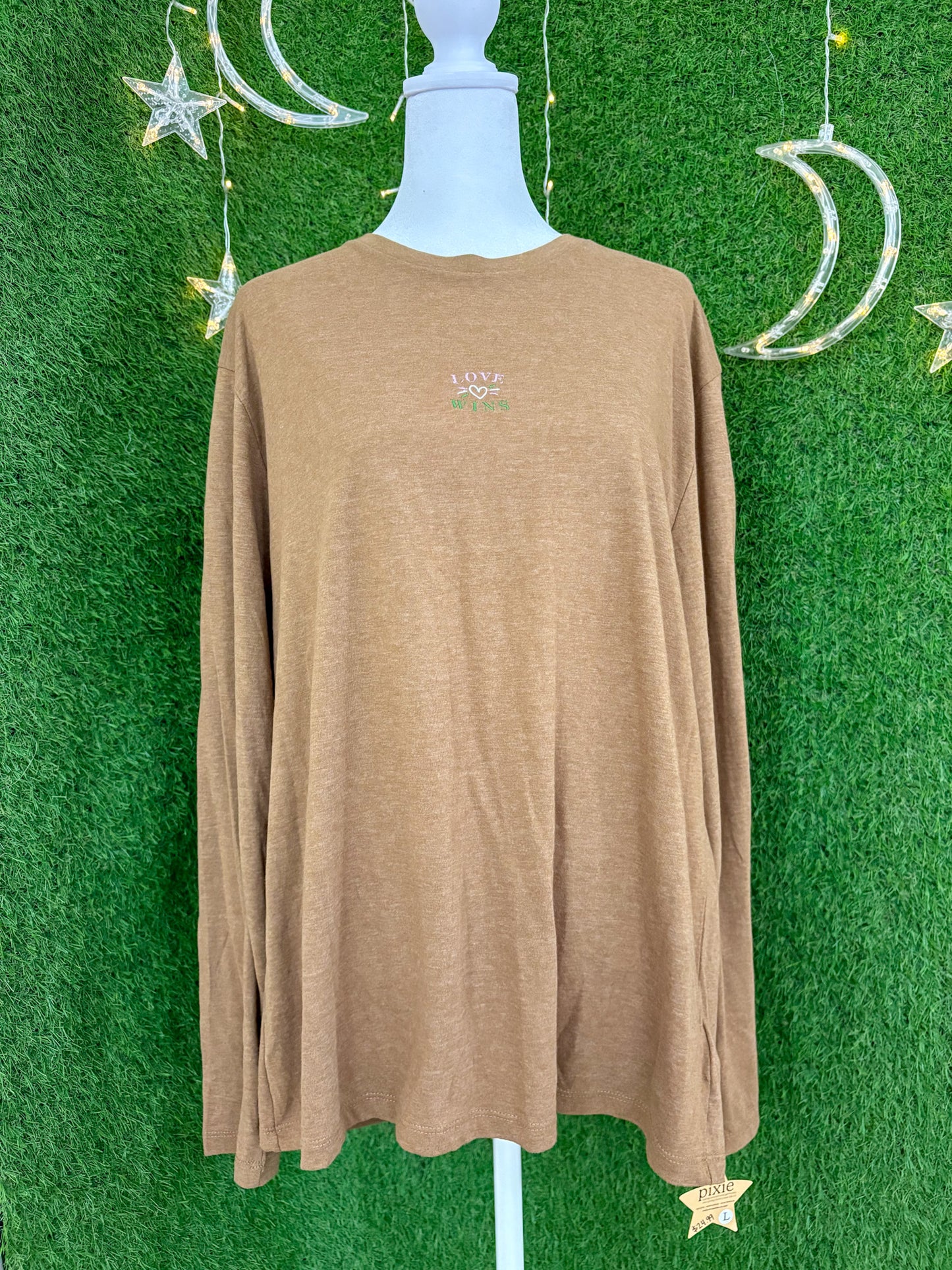 Love Wins Brown Longsleeve L