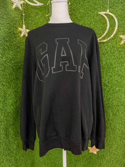 Slow Fashion Black Crewneck L