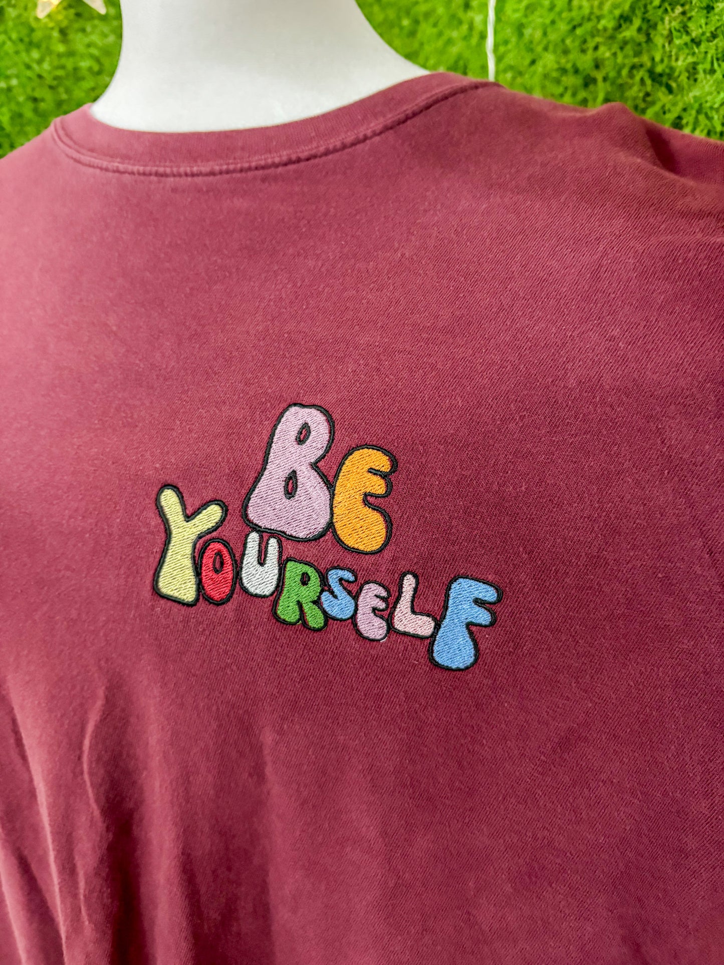 Be Yourself Maroon Longsleeve XL