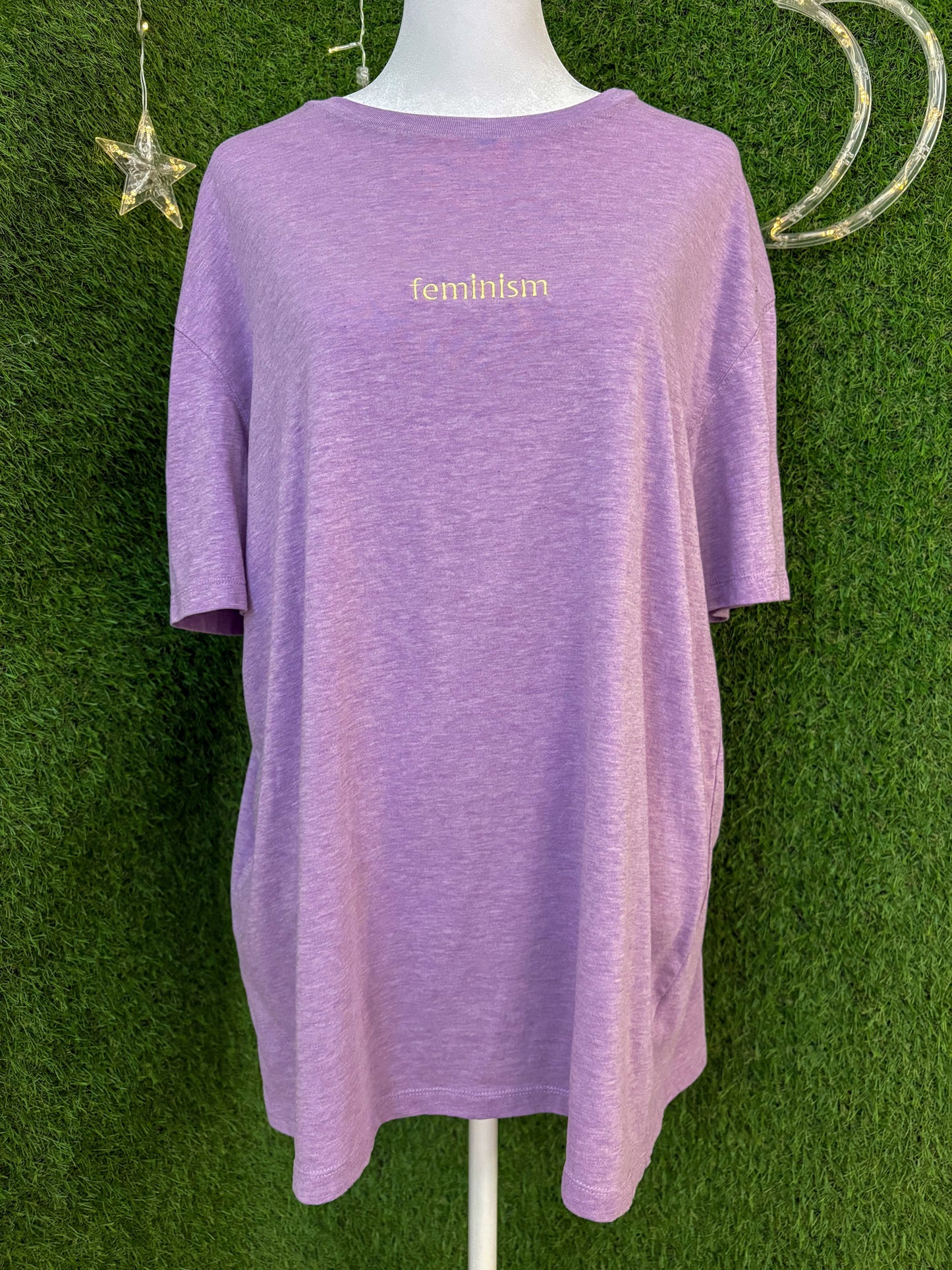 Feminism Purple T-Shirt L