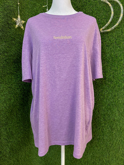 Feminism Purple T-Shirt L