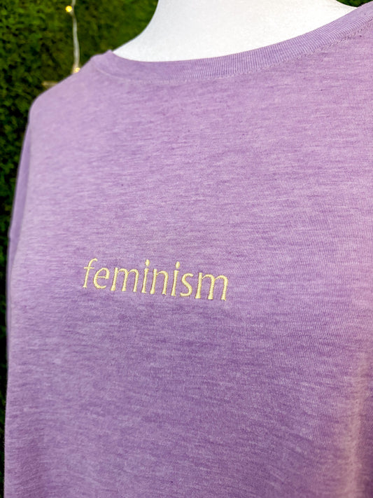 Feminism Purple T-Shirt L