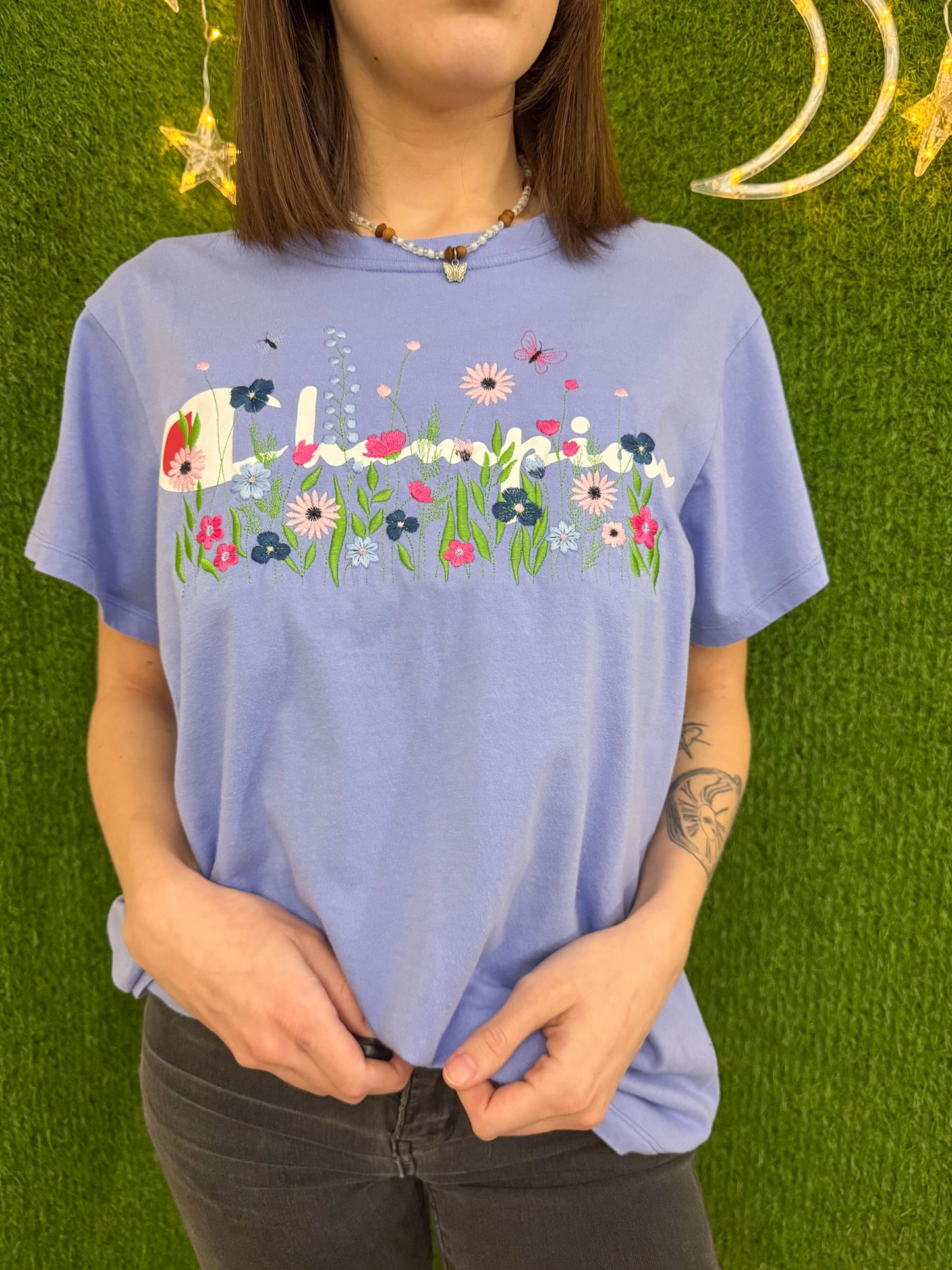 Floral Champion Lilac T-Shirt XL