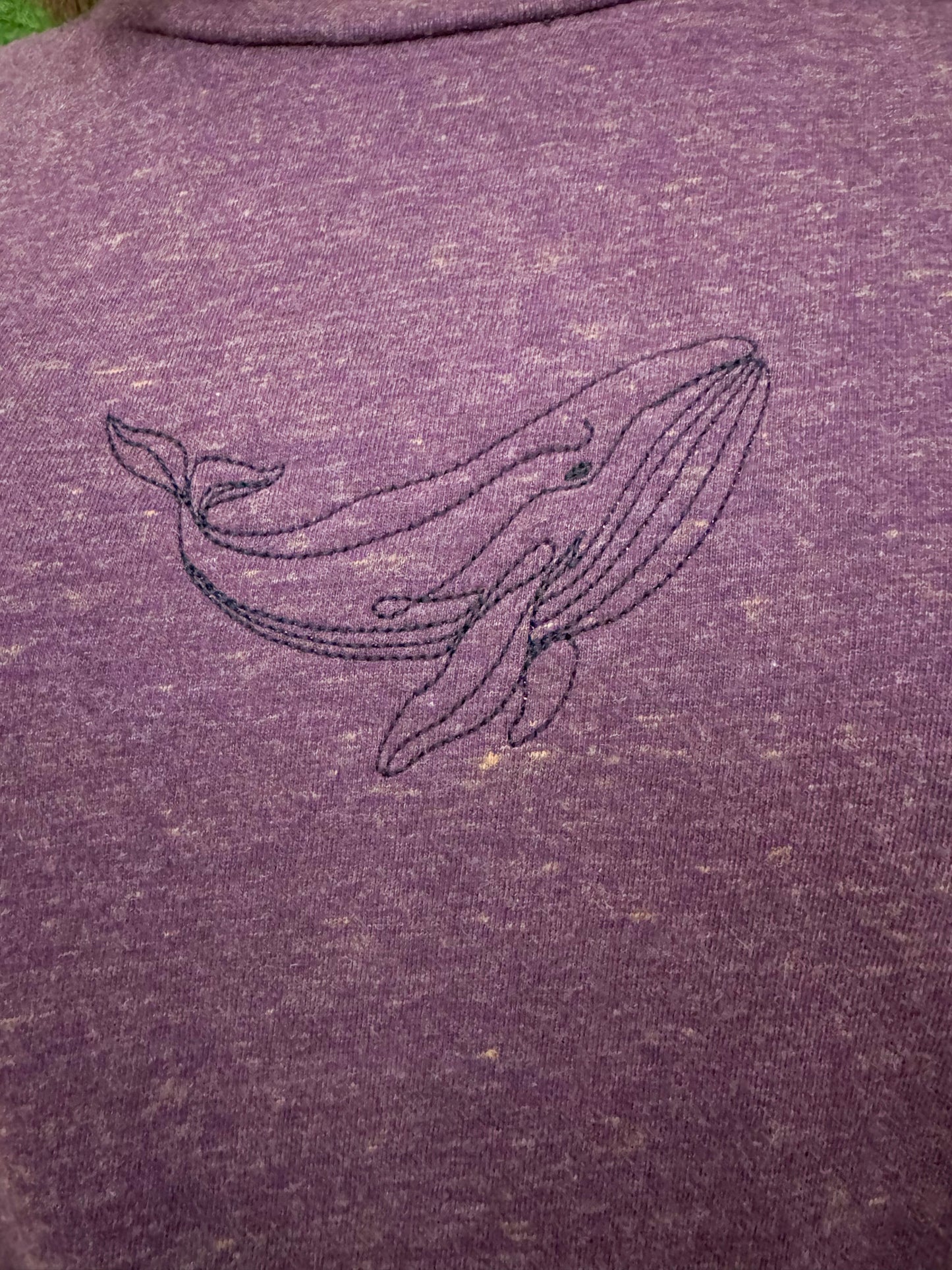 Whale Maroon Tee XL