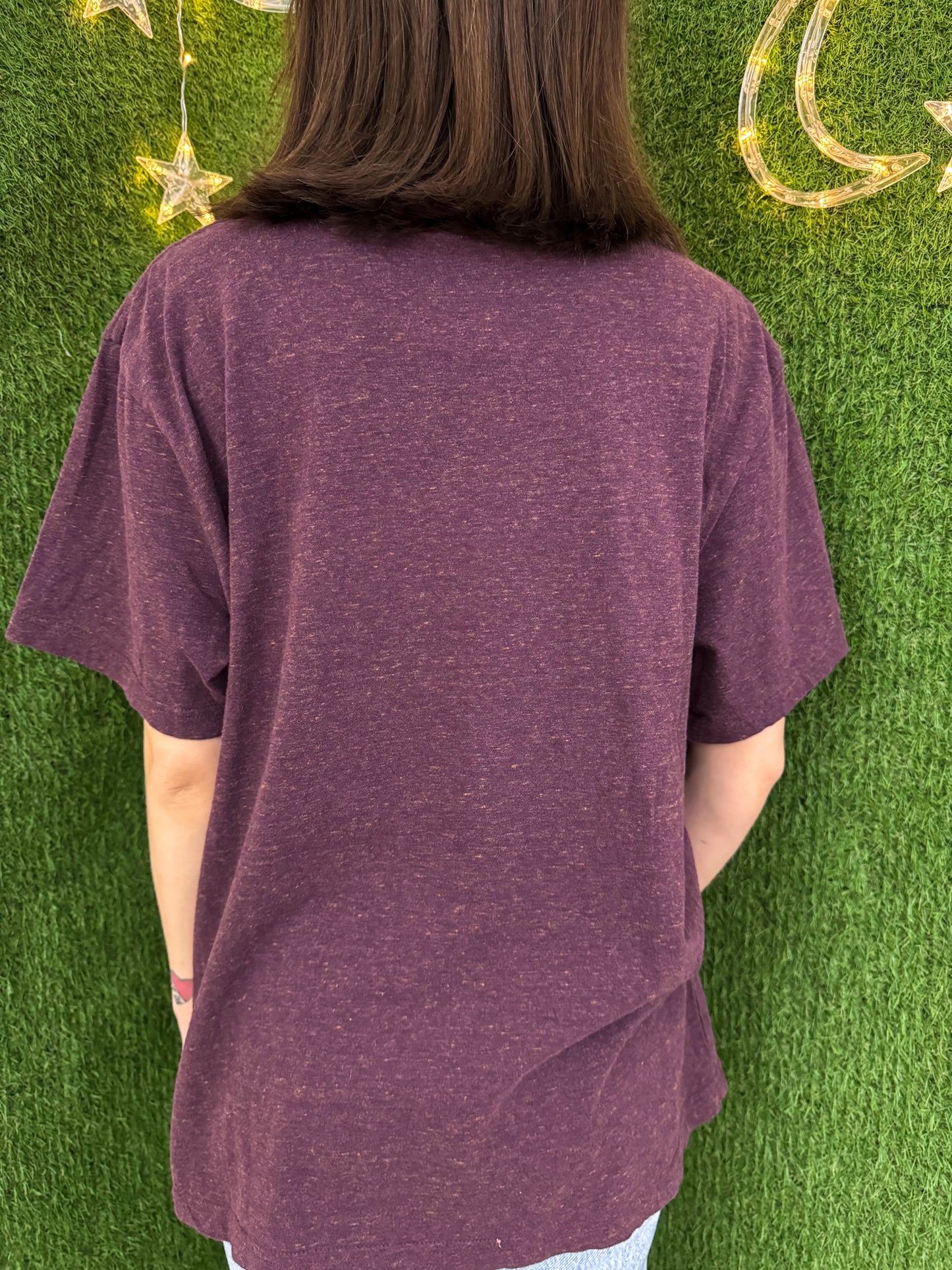 Whale Maroon Tee XL