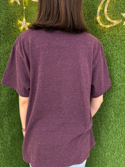 Whale Maroon Tee XL