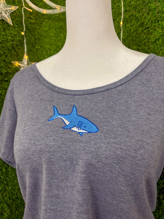 Shark Grey Baby Tee XL