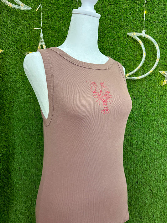 Lobster Brown Tank Top L