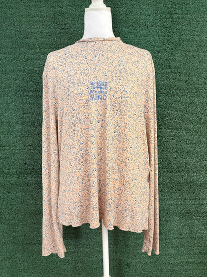 Be Kind to your Beautiful Mind Floral Long Sleeve 3XL