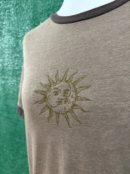 Sun & Moon Brown T-Shirt XL