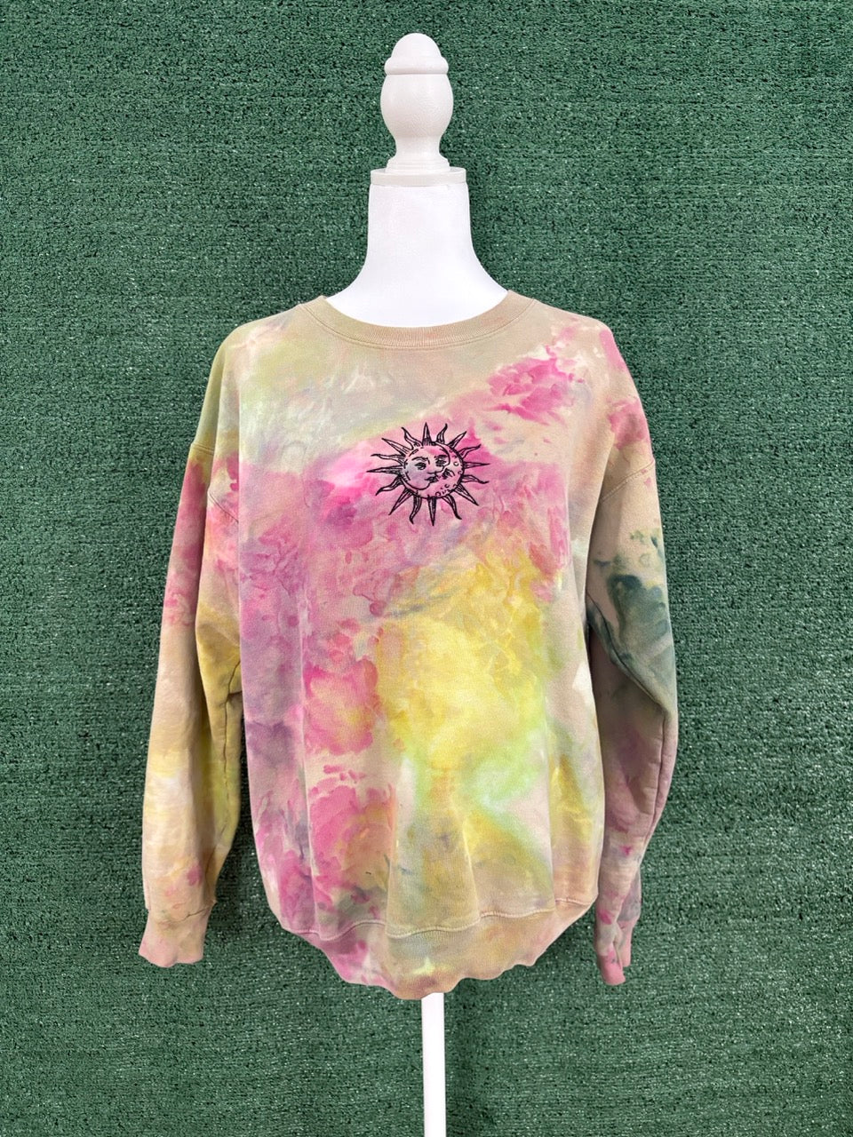 Sun & Moon TIe Dye Crewneck Sweatshirt S