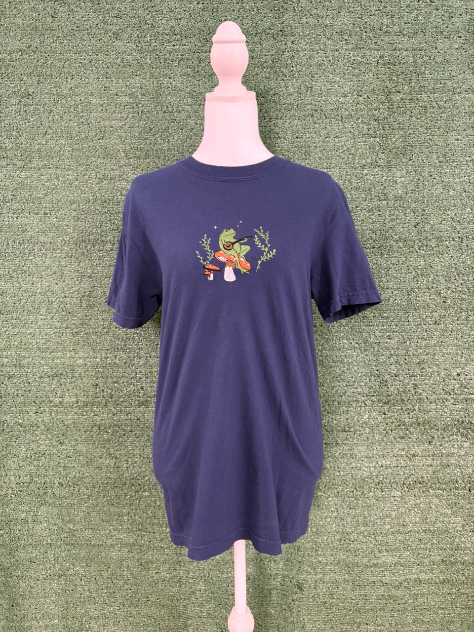Banjo Frog Navy T-Shirt S
