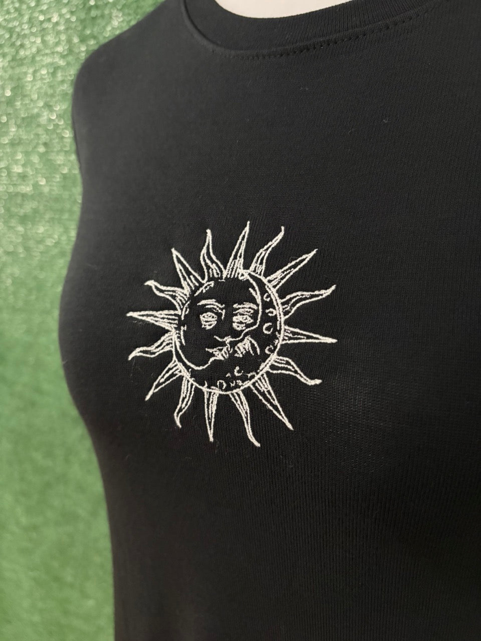 Sun & Moon Black T-Shirt XS