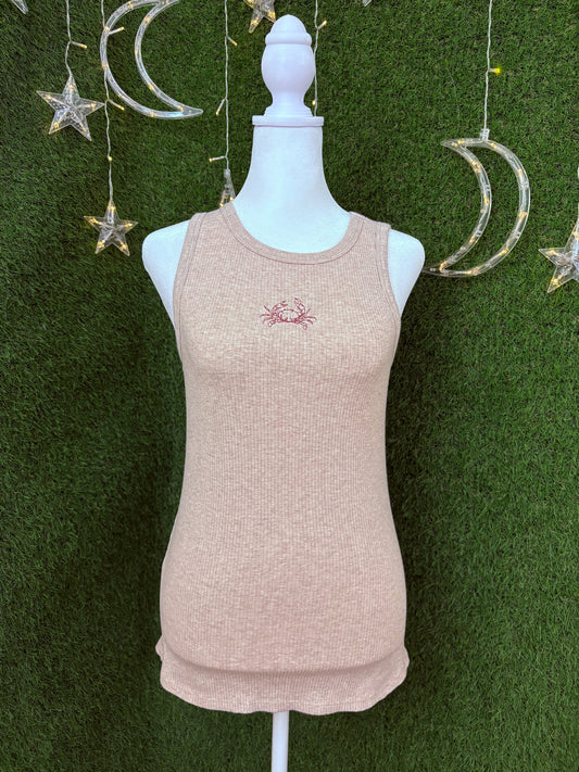Crab Tan Tank Top S