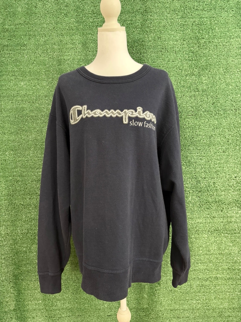 Navy Champion Slow Fashion Crewneck XS