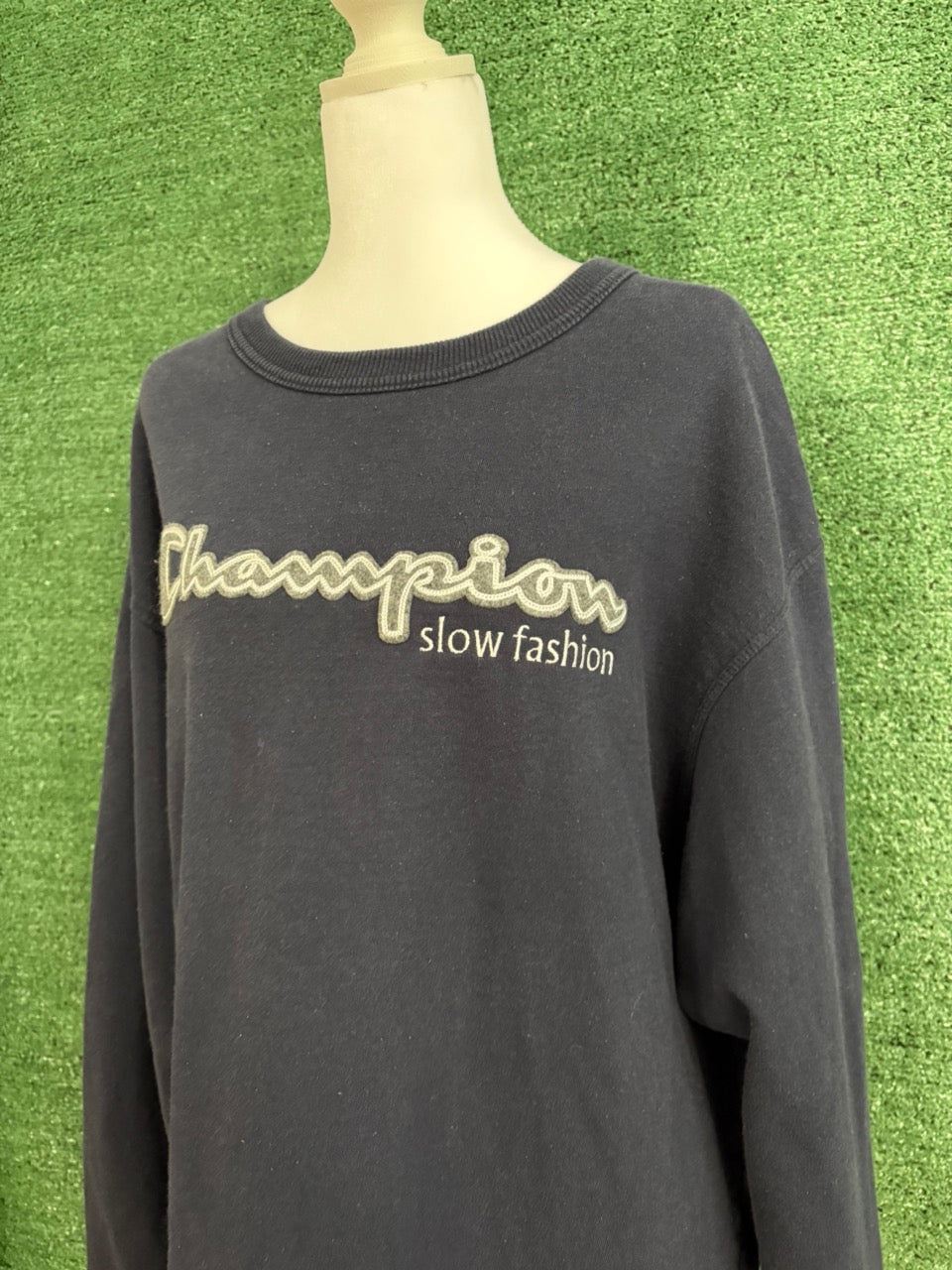 Navy Champion Slow Fashion Crewneck XS