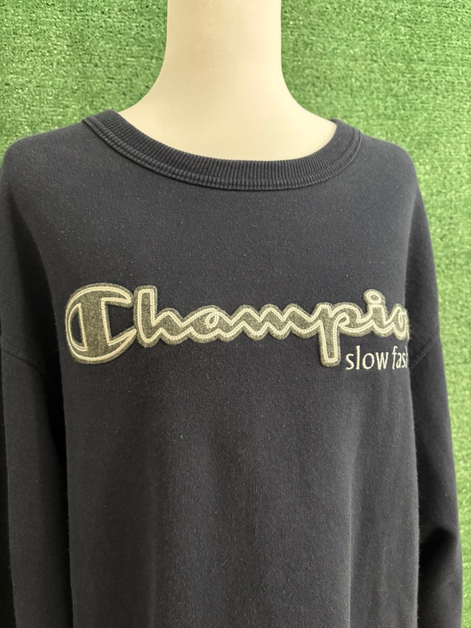 Navy Champion Slow Fashion Crewneck XS