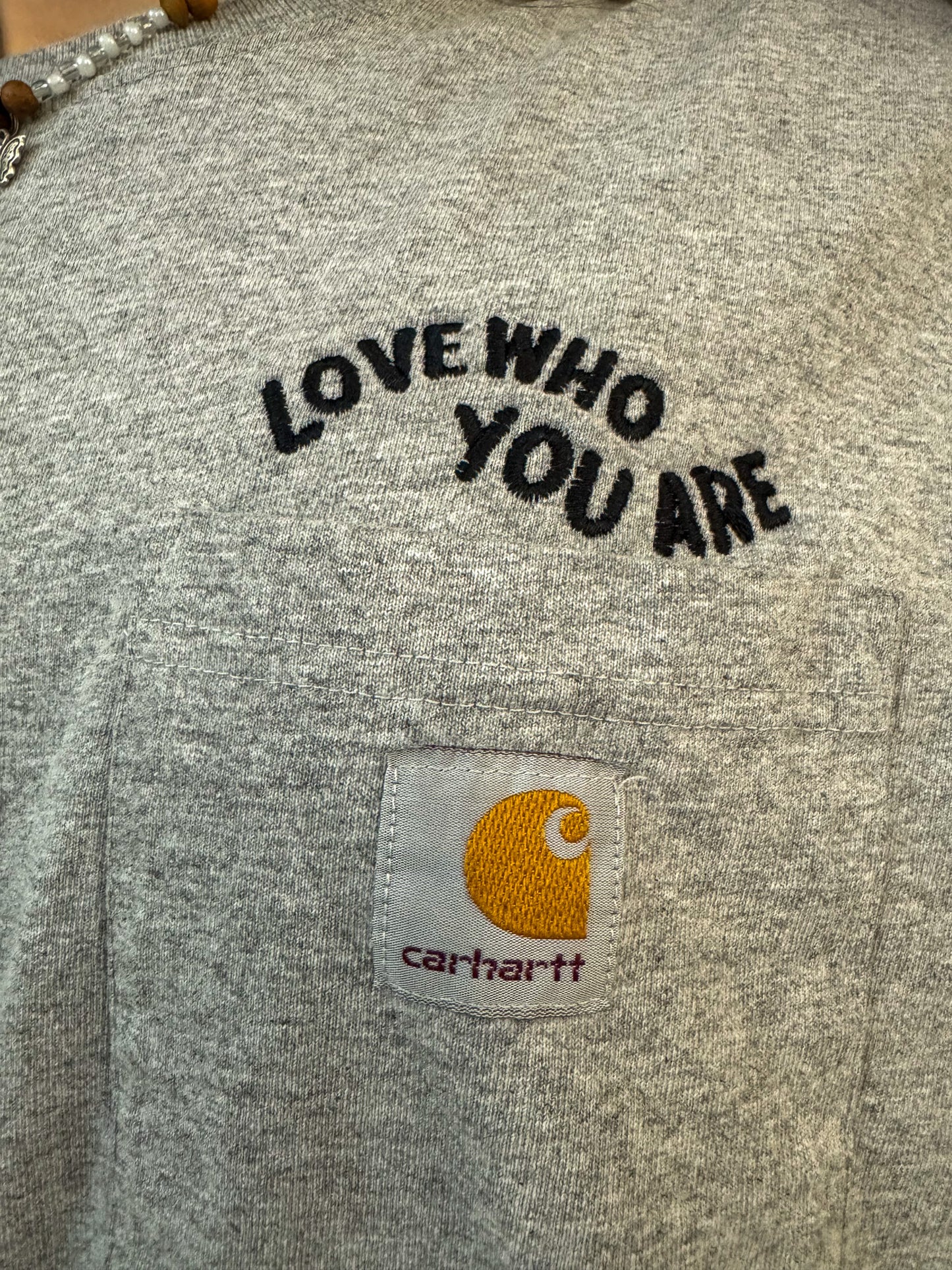 Love Who You Are Carhartt Pocket Tee 2XL