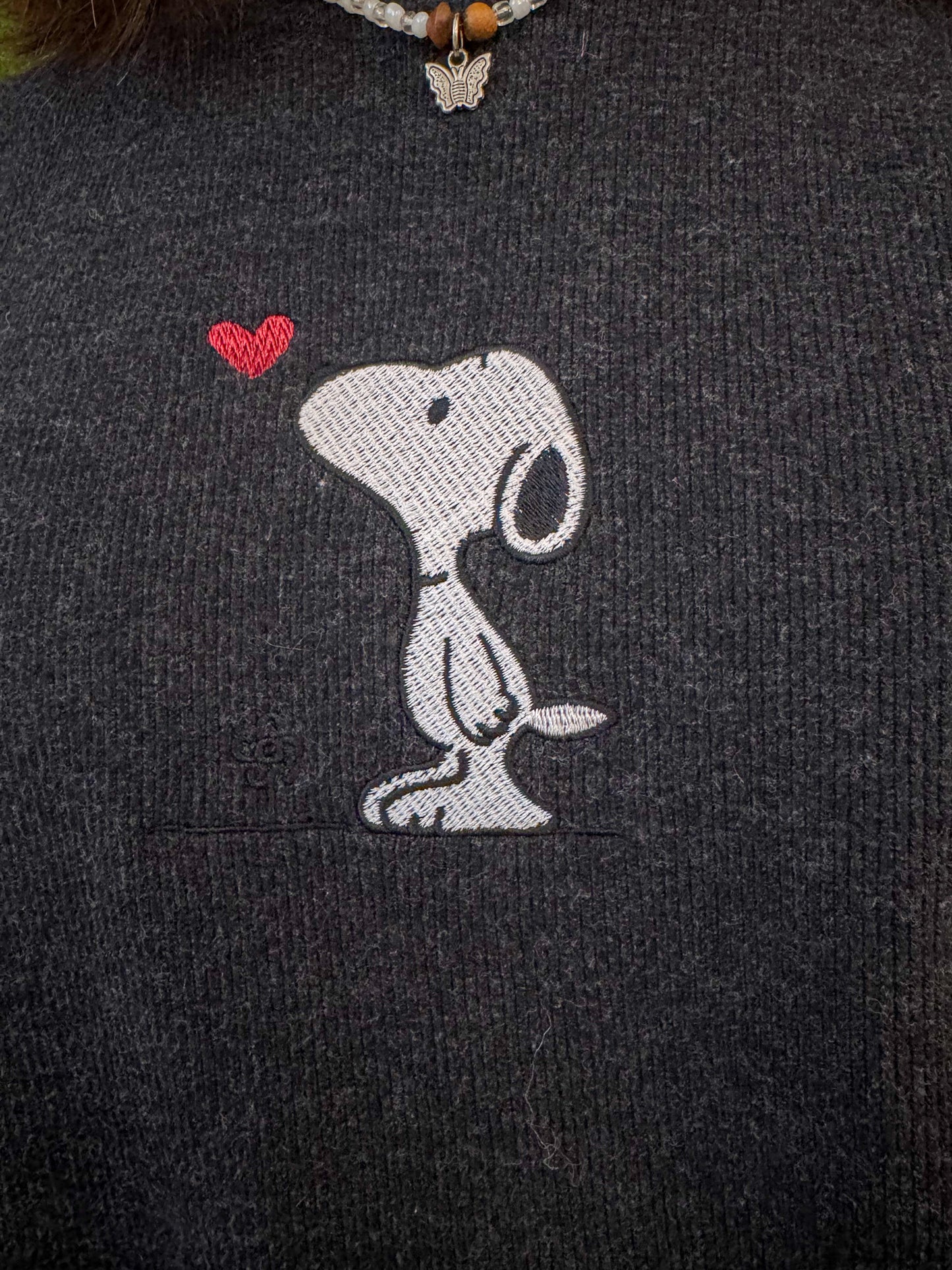 Snoopy Dark Grey Sweater XL