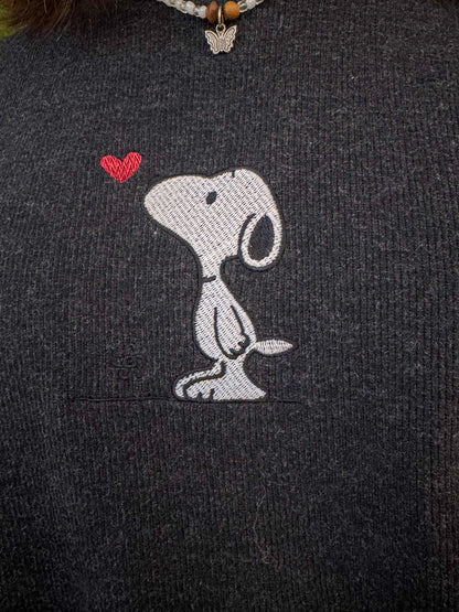 Snoopy Dark Grey Sweater XL