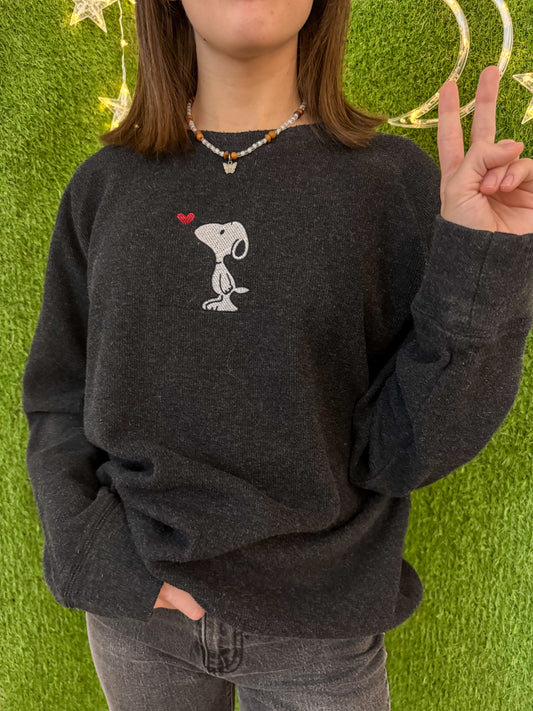 Snoopy Dark Grey Sweater XL