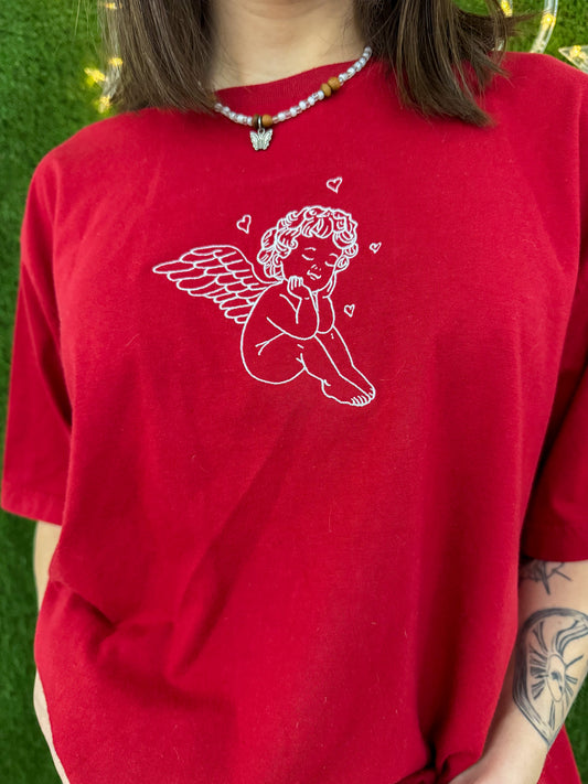 Angel Baby Red T-Shirt XL