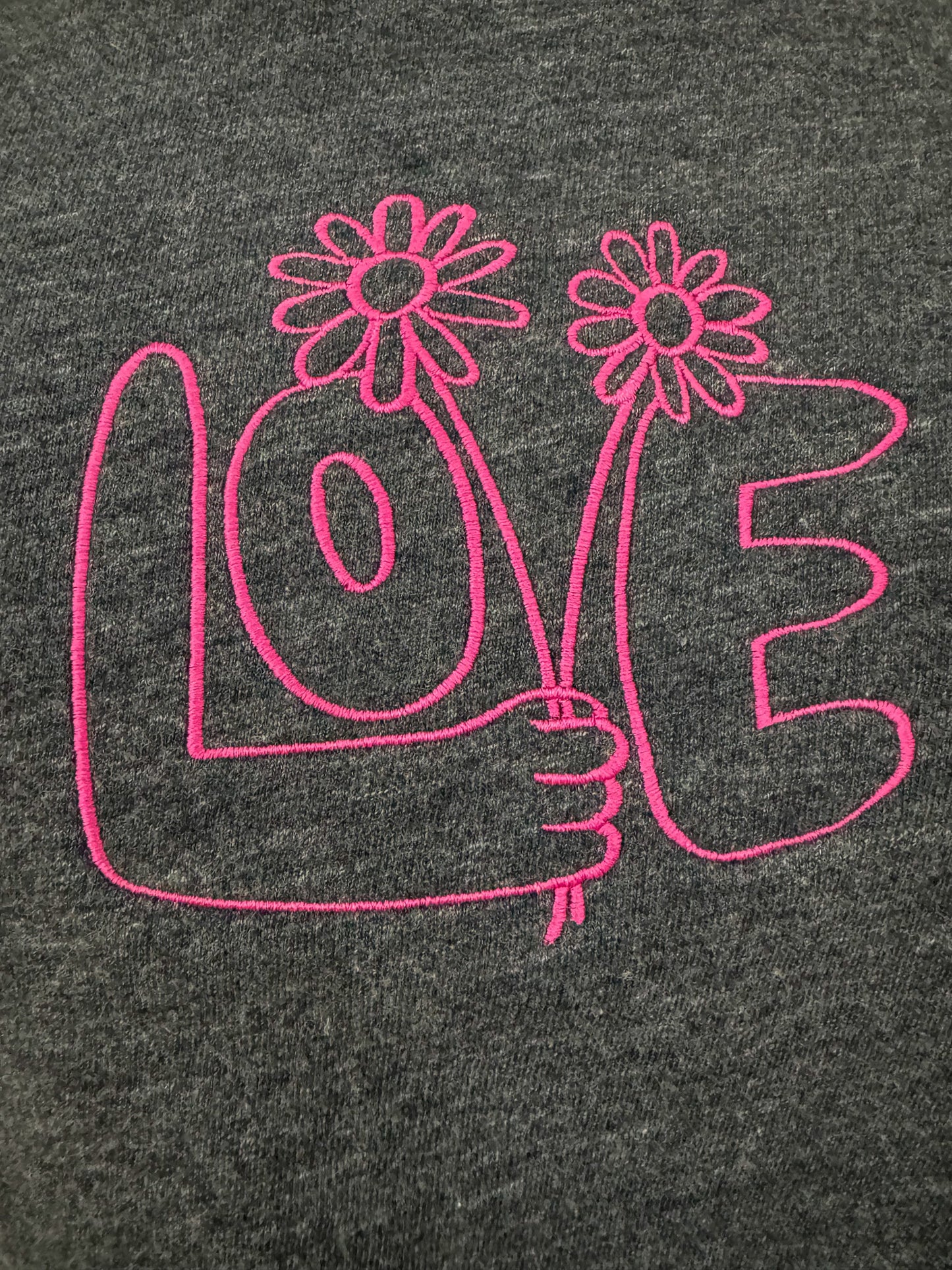 Love Grey Heather Long Sleeve M