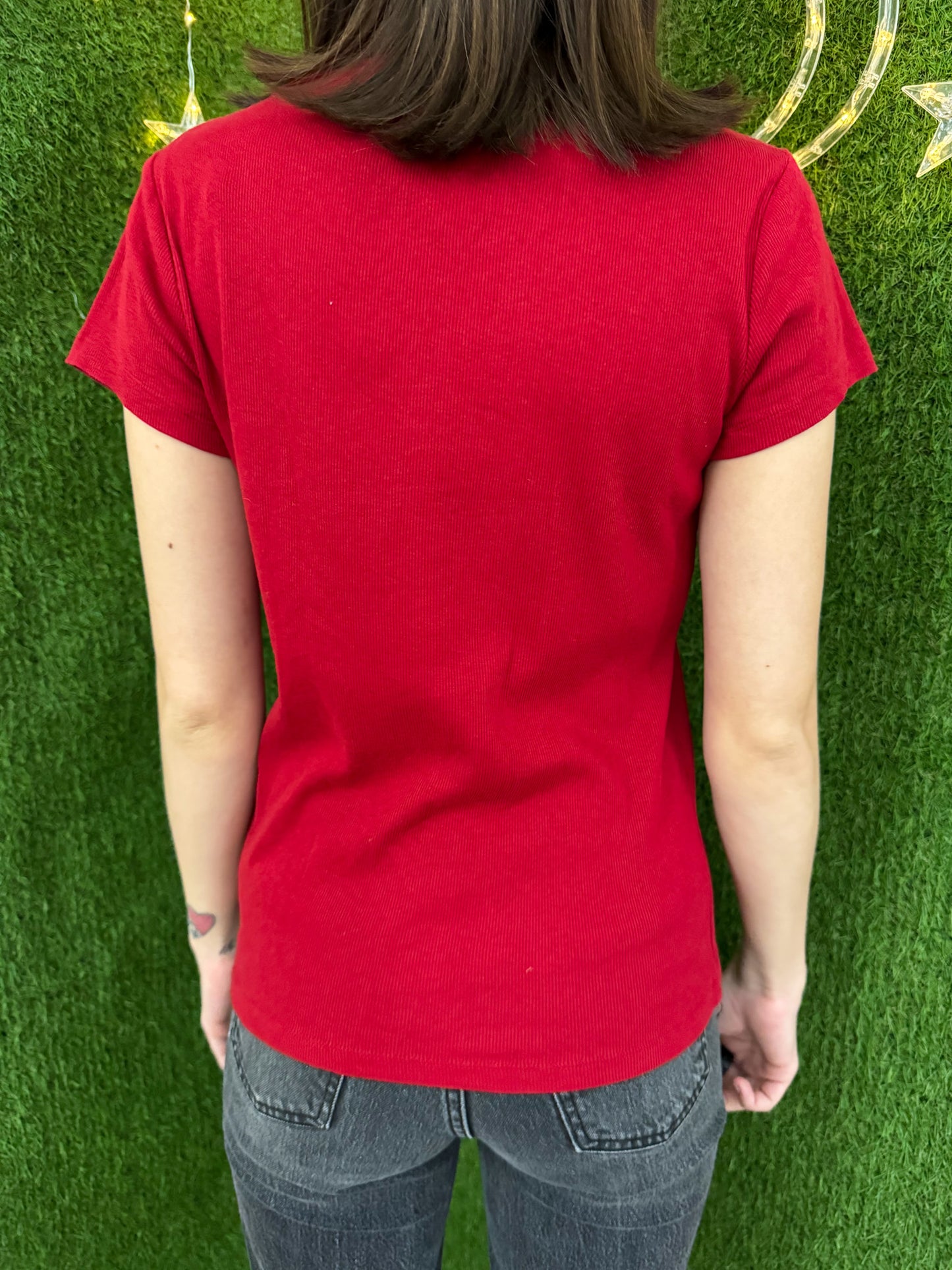 Self Love Juice Red Fitted T-Shirt M