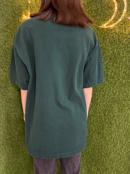 Eat the Rich Green Pocket Tee M
