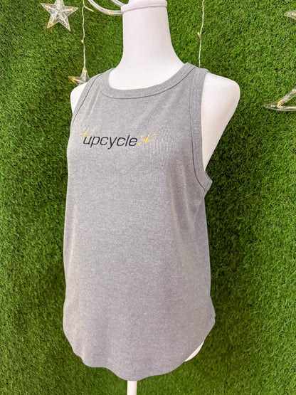 Upcycle Grey Tank Top XL